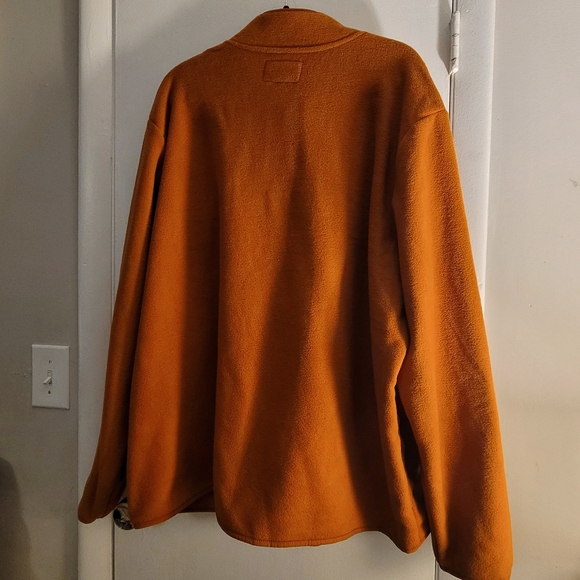 Goodfellow Quarter zip fleece XXL NWT rust orange - Picture 8 of 12